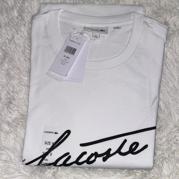 NWT Men's Signature And Crocodile Print Crew Neck Cotton T-Shirt - Picture 3 of 5